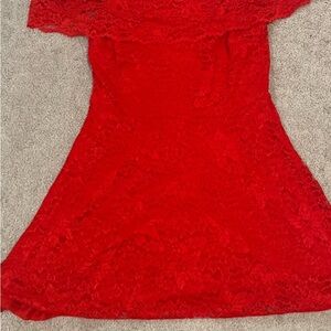 Christmas Lace Dress